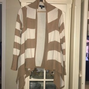 Attractive and flattering open style cardigan